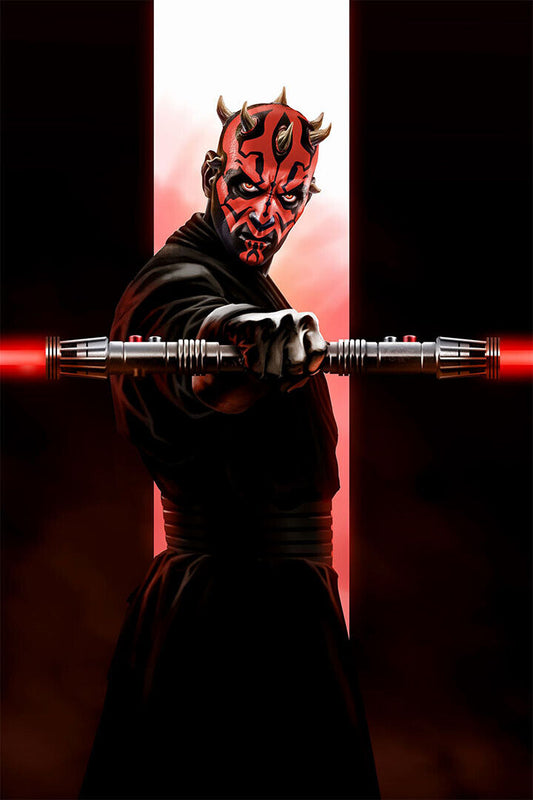 Star Wars Movie Special Power Darth Maul Poster Wall Art Print Home Wall Decor