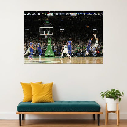 Jayson Tatum Boston Basketball Star Poster Wall Art Print Home Wall Decor