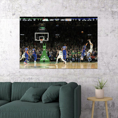 Jayson Tatum Boston Basketball Star Poster Wall Art Print Home Wall Decor