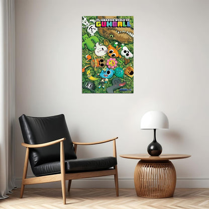 The Amazing World Of Gumball Cartoon Kids Poster Wall Art Print Home Wall Decor