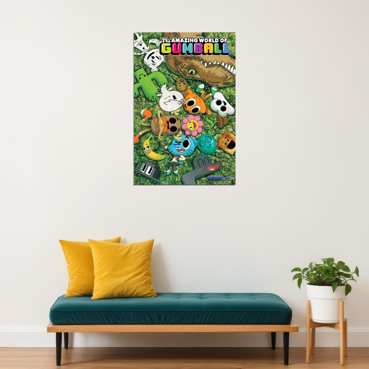 The Amazing World Of Gumball Cartoon Kids Poster Wall Art Print Home Wall Decor