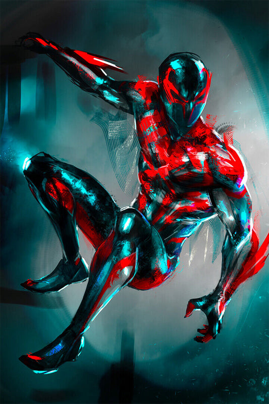 Spider-man 2099 Jumping Poster Wall Art Print Home Wall Decor