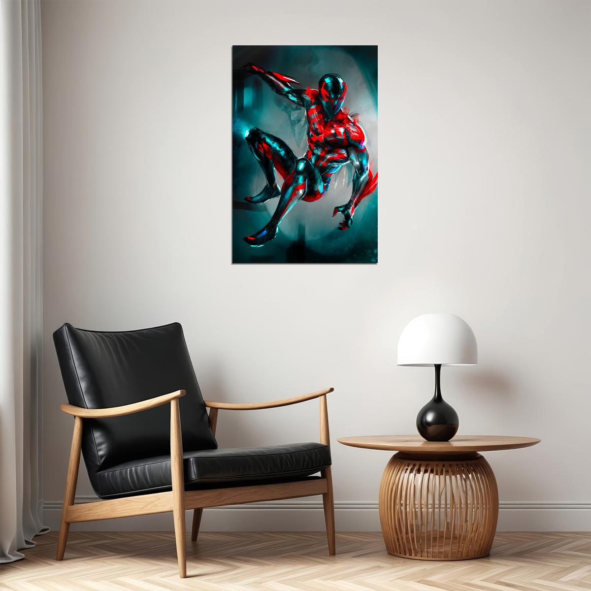 Spider-man 2099 Jumping Poster Wall Art Print Home Wall Decor