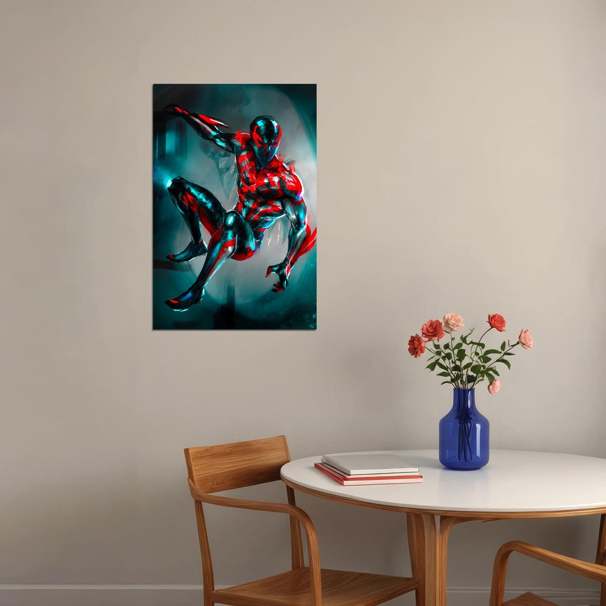 Spider-man 2099 Jumping Poster Wall Art Print Home Wall Decor