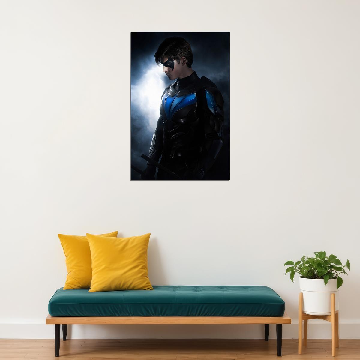 Nightwing 44 Comic Book Artwork Poster Wall Art Print Home Wall Decor