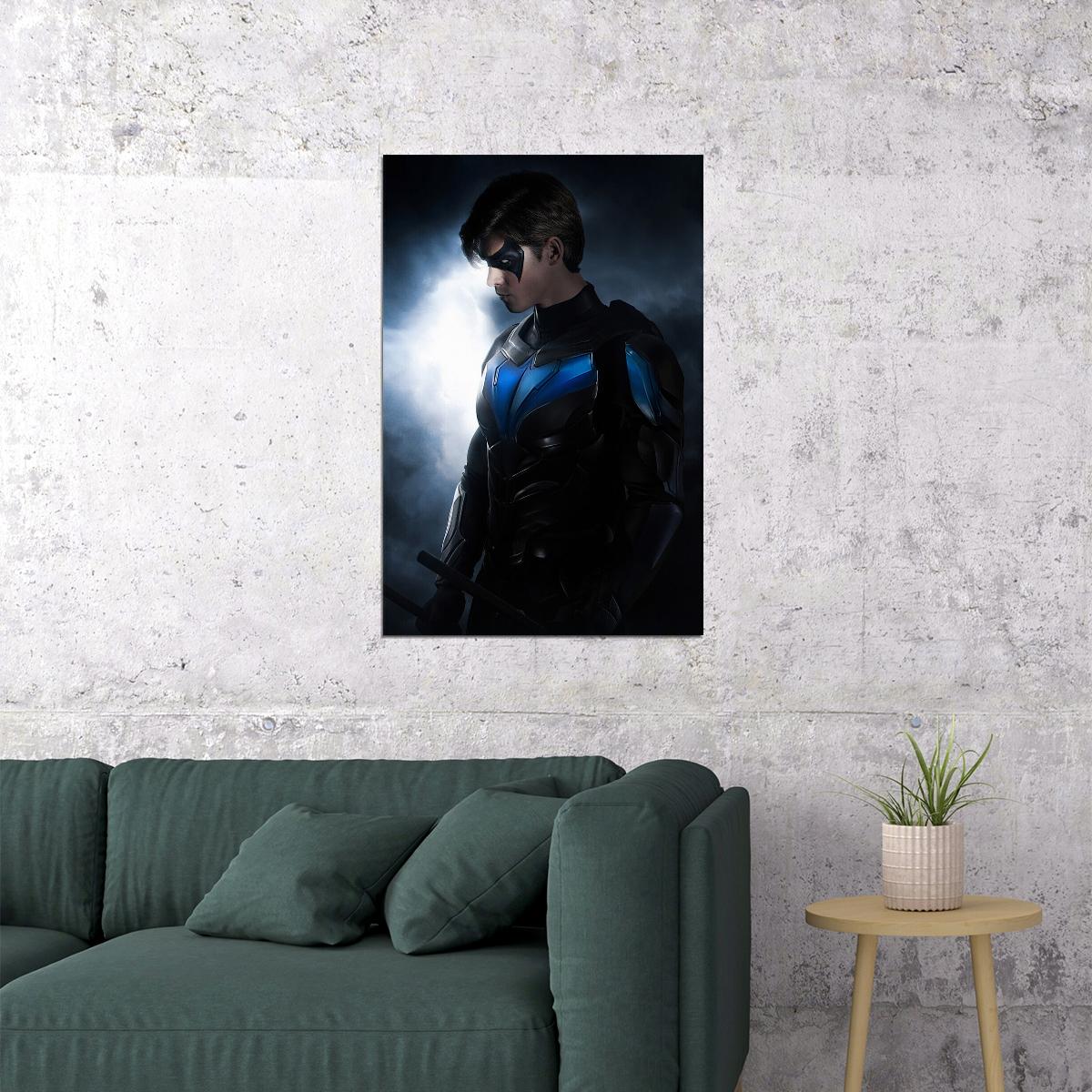 Nightwing 44 Comic Book Artwork Poster Wall Art Print Home Wall Decor