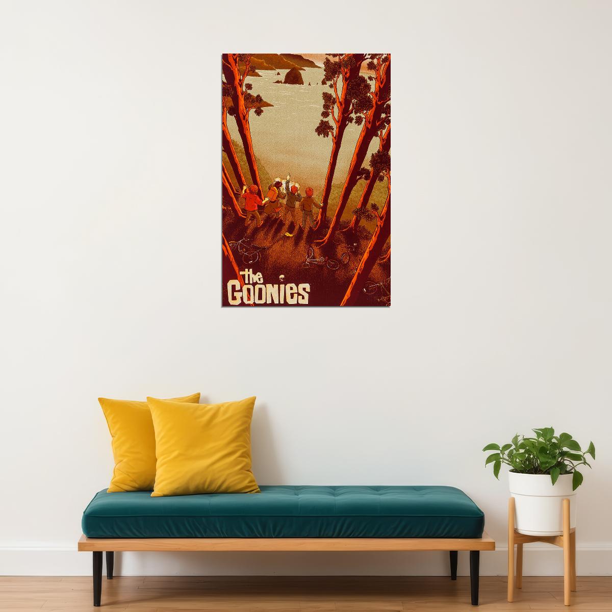 The Goonies Movie Steven Spielberg Poster Wall Art Print Home Wall Decor