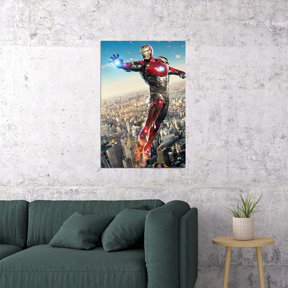 Iron Man Avengers Movie Tony Stark Poster Wall Art Print Home Wall Decor