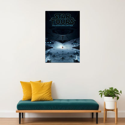 Star Tours Adventure Poster Wall Art Print Home Wall Decor