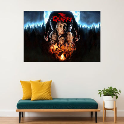 The Quarry Drama Horror Video Game Poster Wall Art Print Home Wall Decor