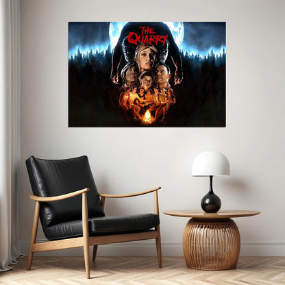 The Quarry Drama Horror Video Game Poster Wall Art Print Home Wall Decor