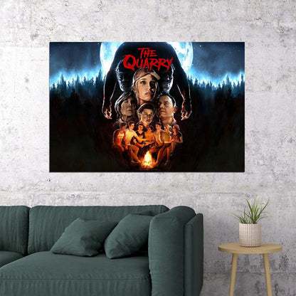 The Quarry Drama Horror Video Game Poster Wall Art Print Home Wall Decor