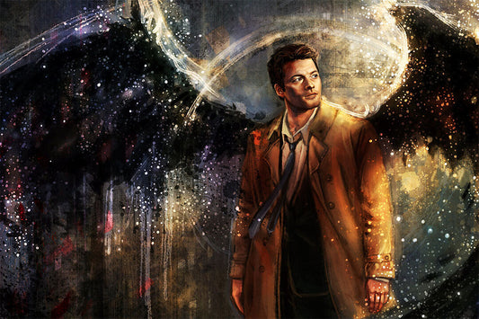 Supernatural Movie Castiel Character Poster Wall Art Print Home Wall Decor