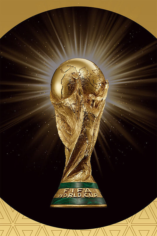 World Cup 2022 Trophy Football Sport Poster Wall Art Print Home Wall Decor