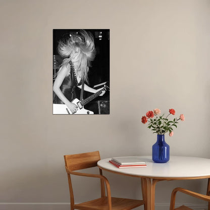 Lita Ford Celebrity Singer Vocalist Star Poster Wall Art Print Home Wall Decor