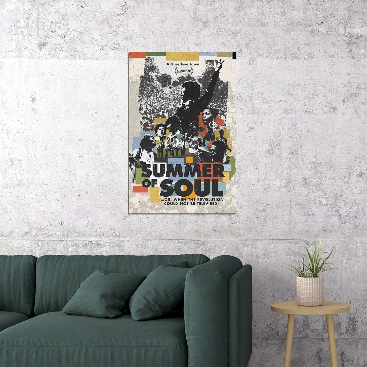 Summer Of Soul Movie Documentary Music Poster Wall Art Print Home Wall Decor