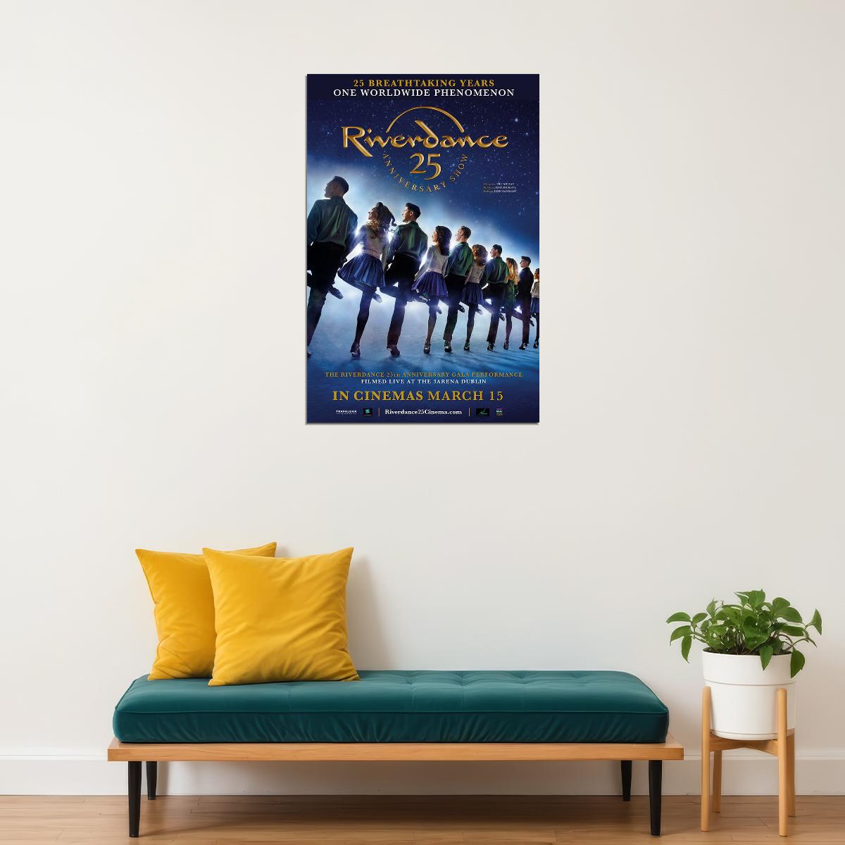 Riverdance 25th Anniversary Show Movie Musical Poster Wall Art Print Home Wall Decor