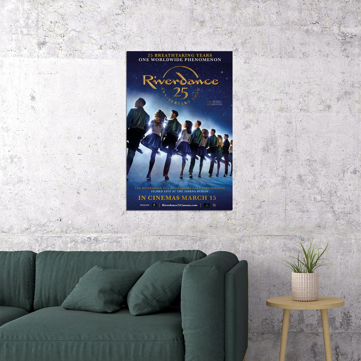 Riverdance 25th Anniversary Show Movie Musical Poster Wall Art Print Home Wall Decor