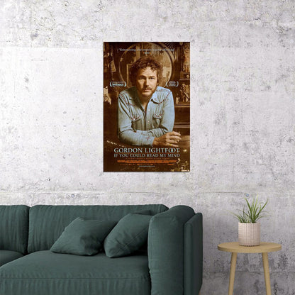 Gordon Lightfoot If You Could Read My Mind Movie Poster Wall Art Print Home Wall Decor