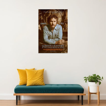 Gordon Lightfoot If You Could Read My Mind Movie Poster Wall Art Print Home Wall Decor