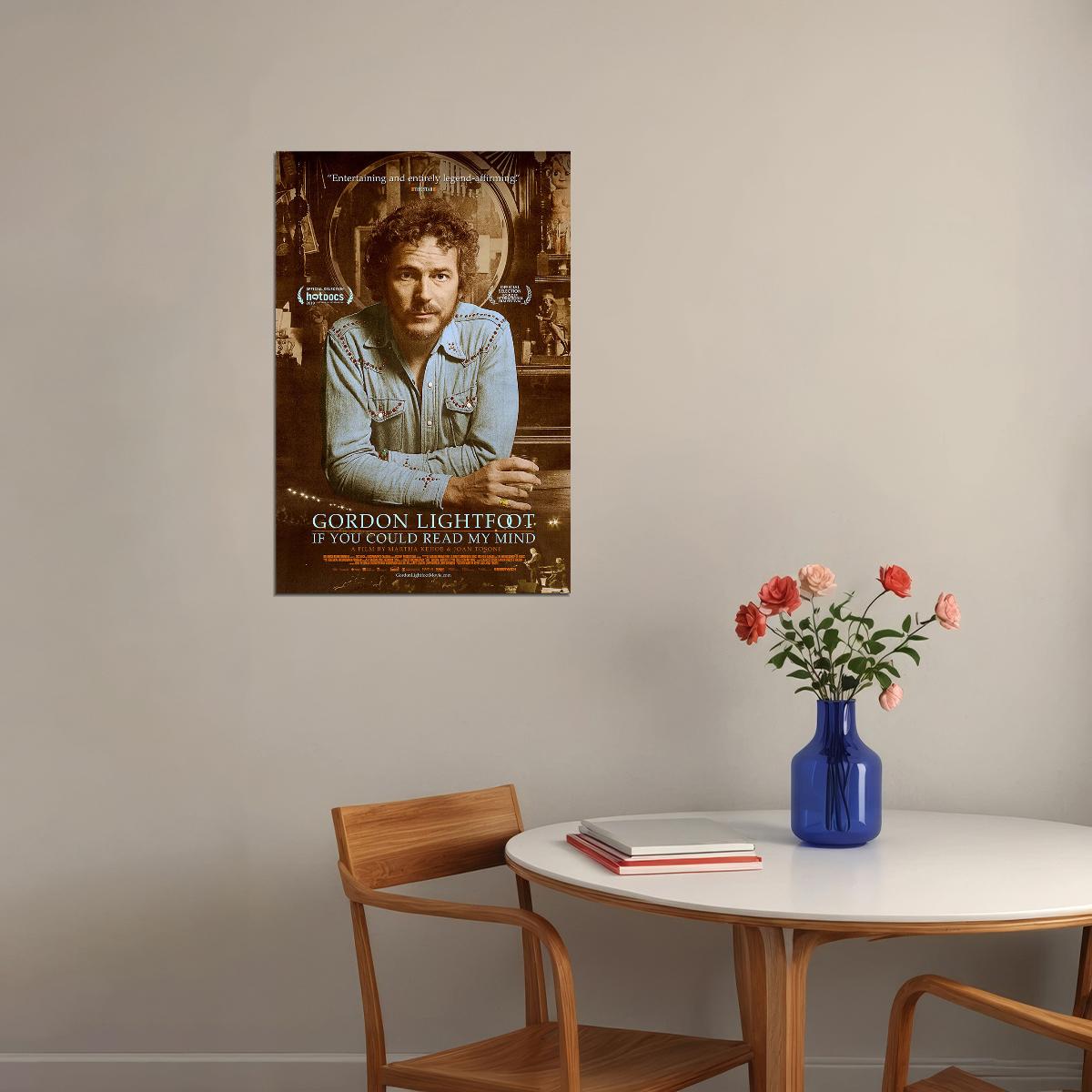 Gordon Lightfoot If You Could Read My Mind Movie Poster Wall Art Print Home Wall Decor