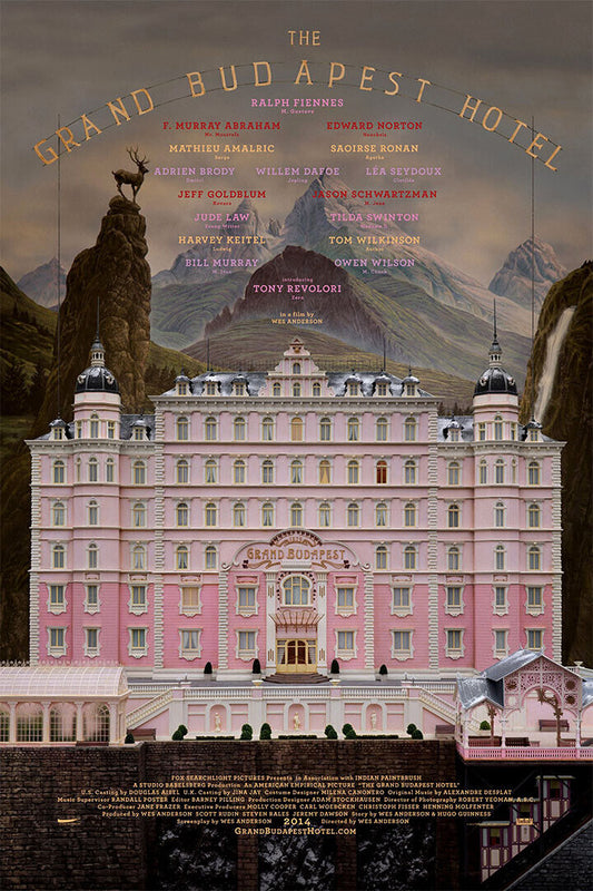 The Grand Budapest Hotel Movie Comedy Crime Poster Wall Art Print Home Wall Decor