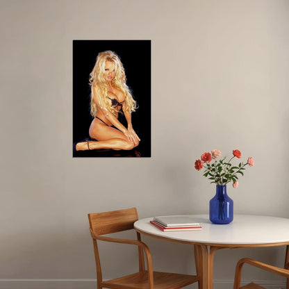 Pam Anderson Sexy Model Cover Girl Bikini Posed Poster Wall Art Print Home Wall Decor