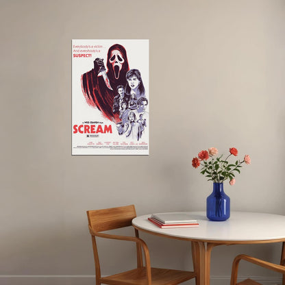 Scream Movie Horror Thriller Poster Wall Art Print Home Wall Decor