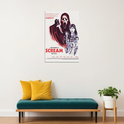 Scream Movie Horror Thriller Poster Wall Art Print Home Wall Decor