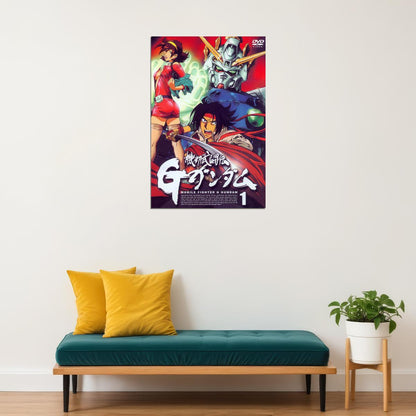 Mobile Fighter G Gundam Fight Japan Anime Poster Wall Art Print Home Wall Decor