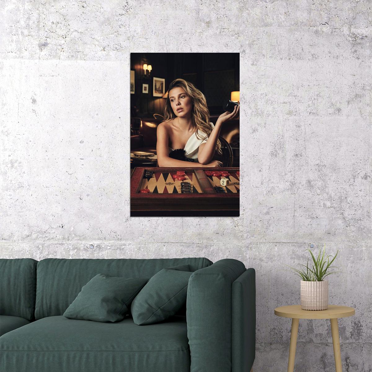 Millie Bobby Brown Eleven Uk Actor Artist Poster Wall Art Print Home Wall Decor