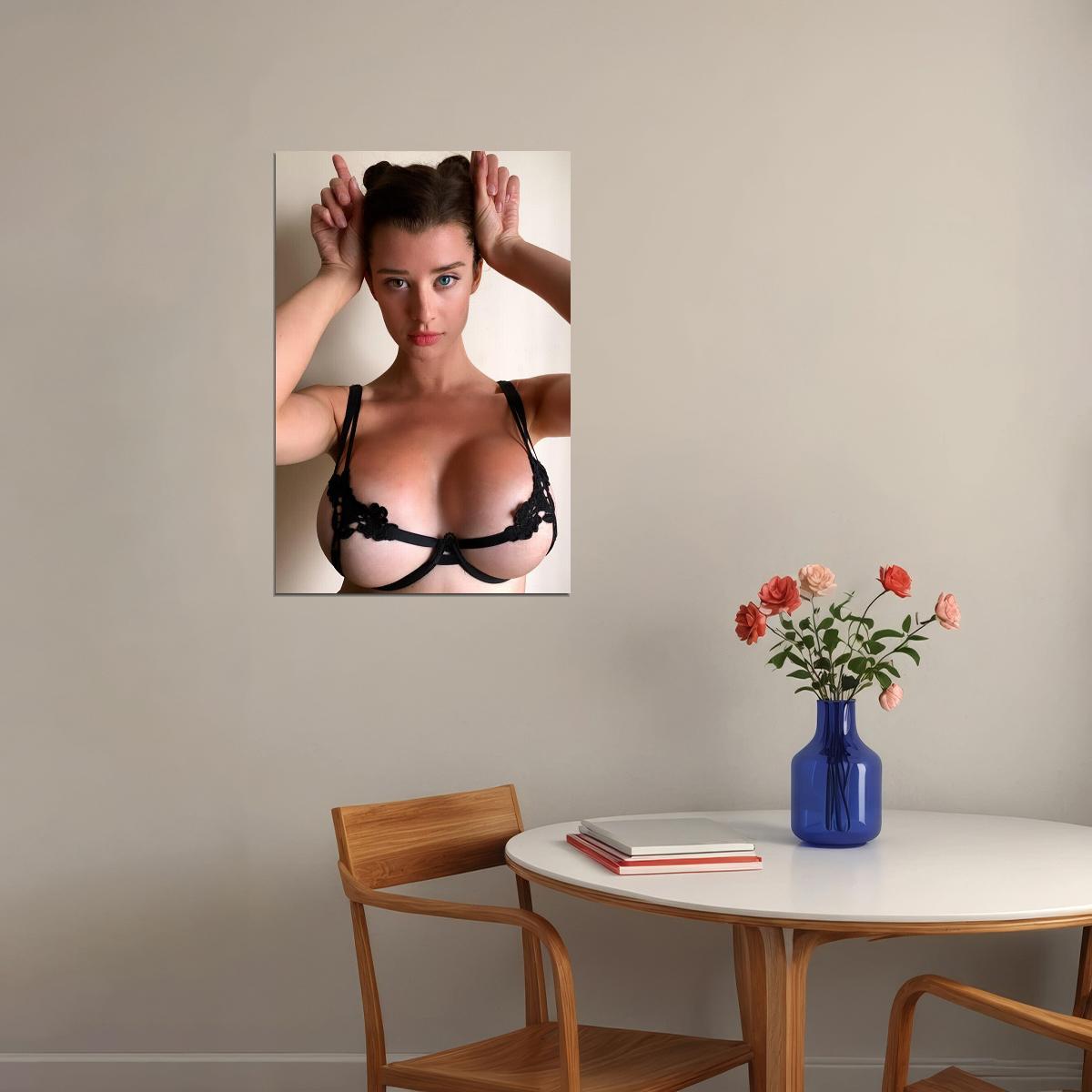 Sarah Mcdaniel Beauty Hot Girl Super Model Poster Wall Art Print Home Wall Decor