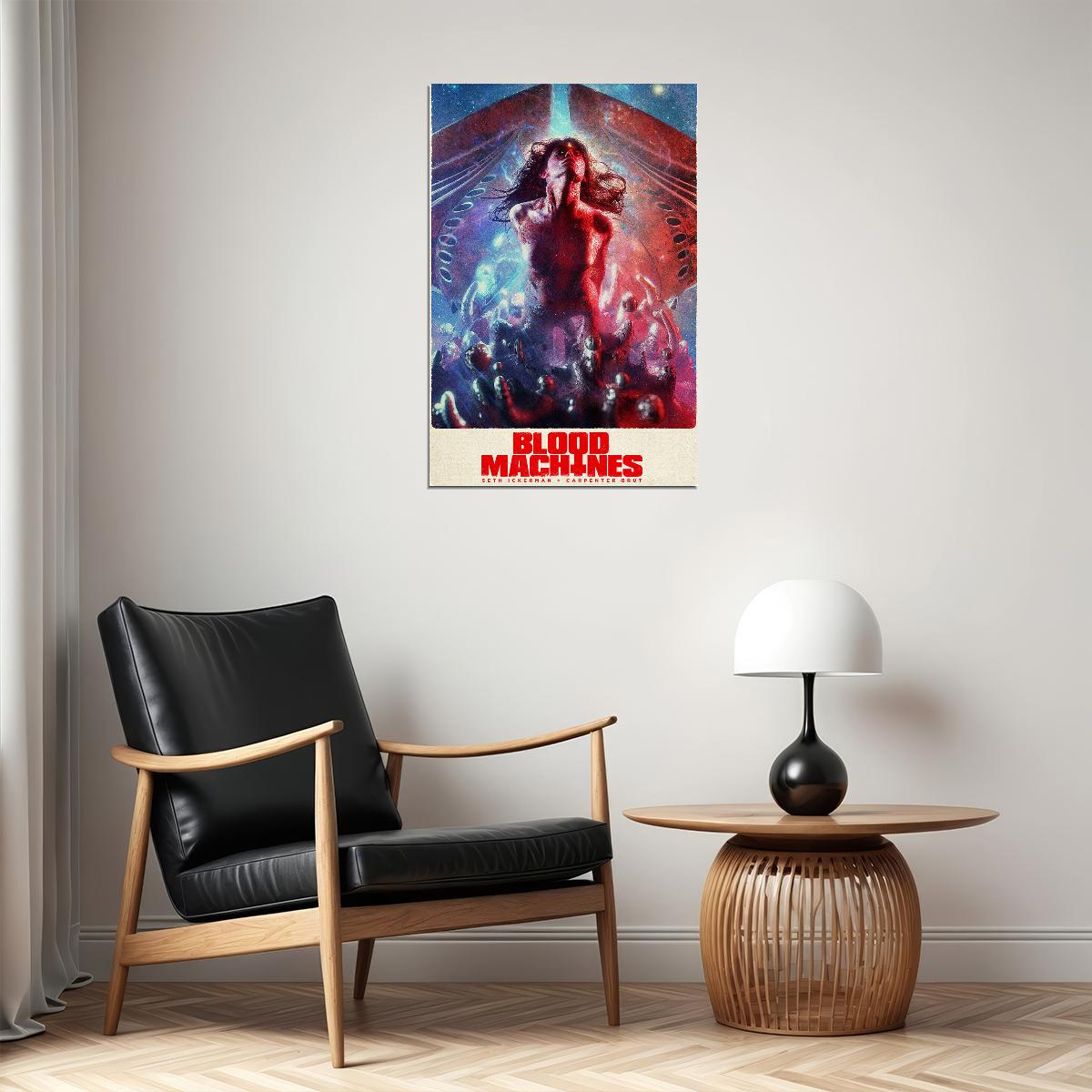 Blood Machines Cyber Punk Space Fight Hot Movie Poster Wall Art Print Home Wall Decor