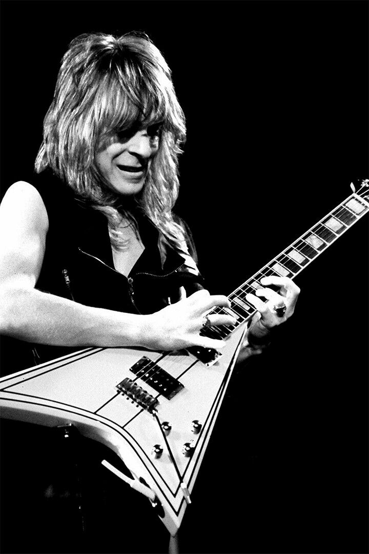 Randy Rhoads Heavy Metal Musician Poster Wall Art Print Home Wall Decor