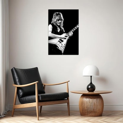 Randy Rhoads Heavy Metal Musician Poster Wall Art Print Home Wall Decor