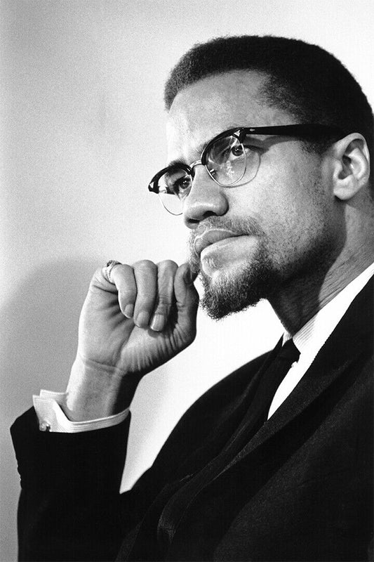 Portrait Of Malcolm X Representative Poster Wall Art Print Home Wall Decor