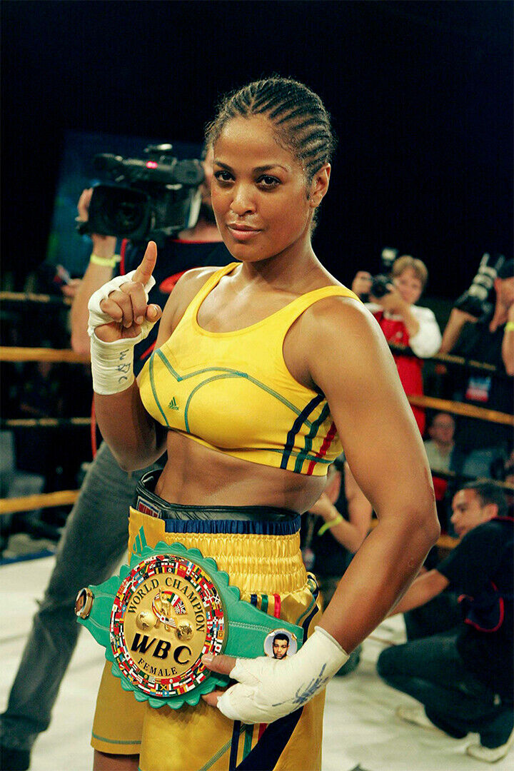 Laila Ali Standing In The Ring Boxer Poster Wall Art Print Home Wall Decor