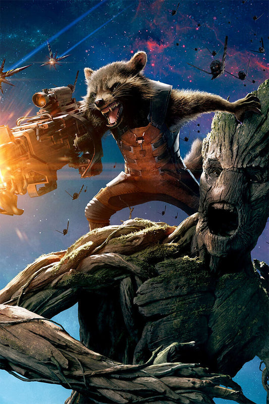 Guardians Of The Galaxy Rocket & Groot Special Poster Wall Art Print Home Wall Decor