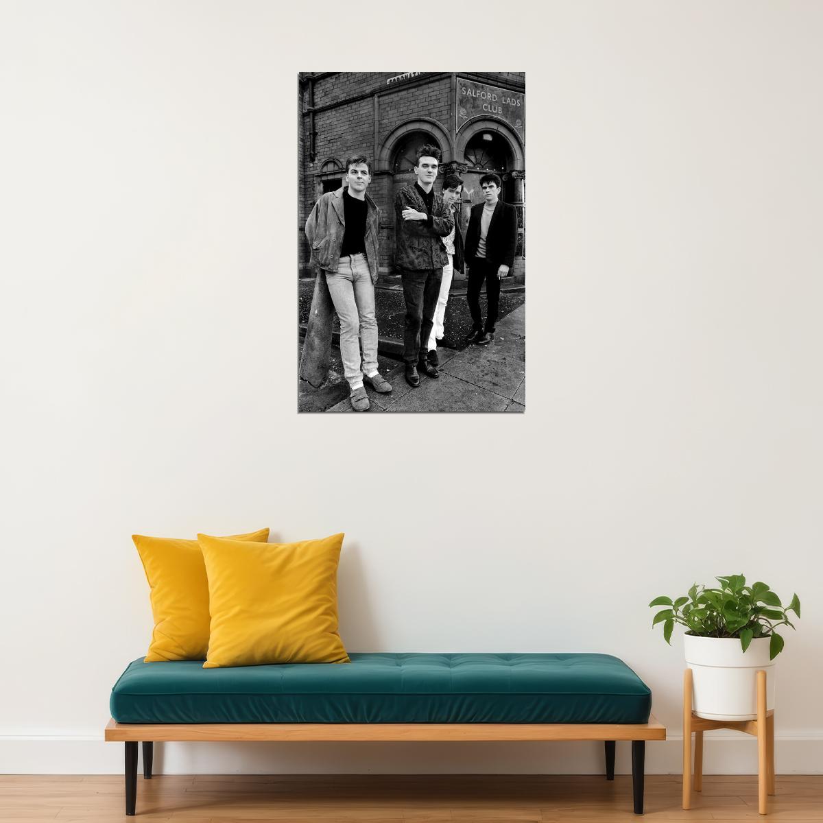 The Smiths English Music Rock Band Poster Wall Art Print Home Wall Decor