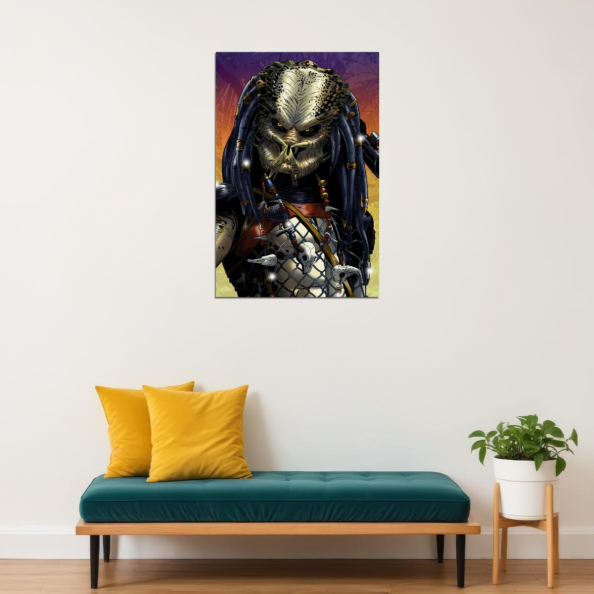 Predator Alien Yautja Movie Poster Wall Art Print Home Wall Decor