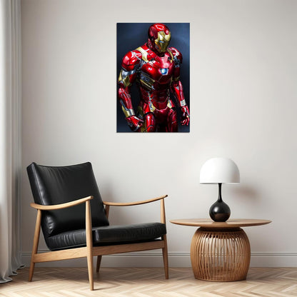 Iron Man Studios Avengers Movie Tony Stark Poster Wall Art Print Home Wall Decor