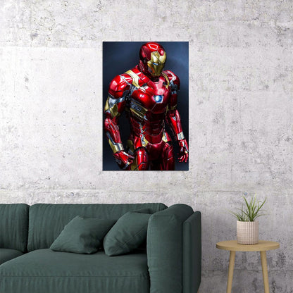 Iron Man Studios Avengers Movie Tony Stark Poster Wall Art Print Home Wall Decor