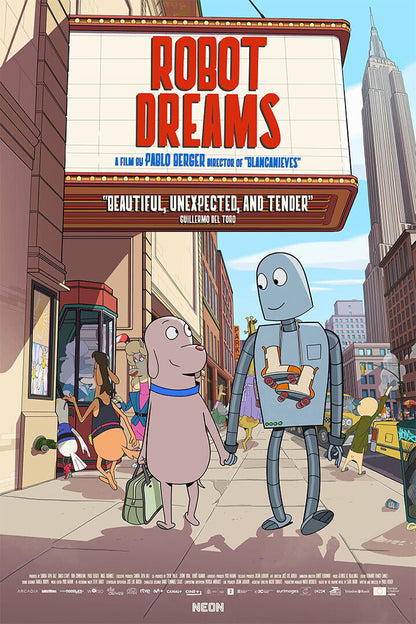 Robot Dreams Drama Music Adventure Animation Poster Wall Art Print Home Wall Decor