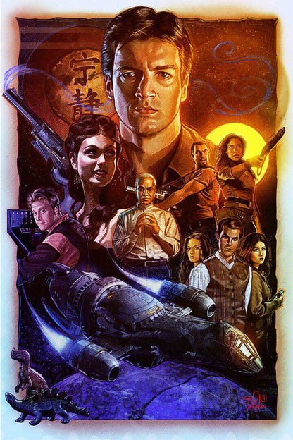 Firefly Classic Movie Tv Series Science Fiction Drama Poster Wall Art Print Home Wall Decor