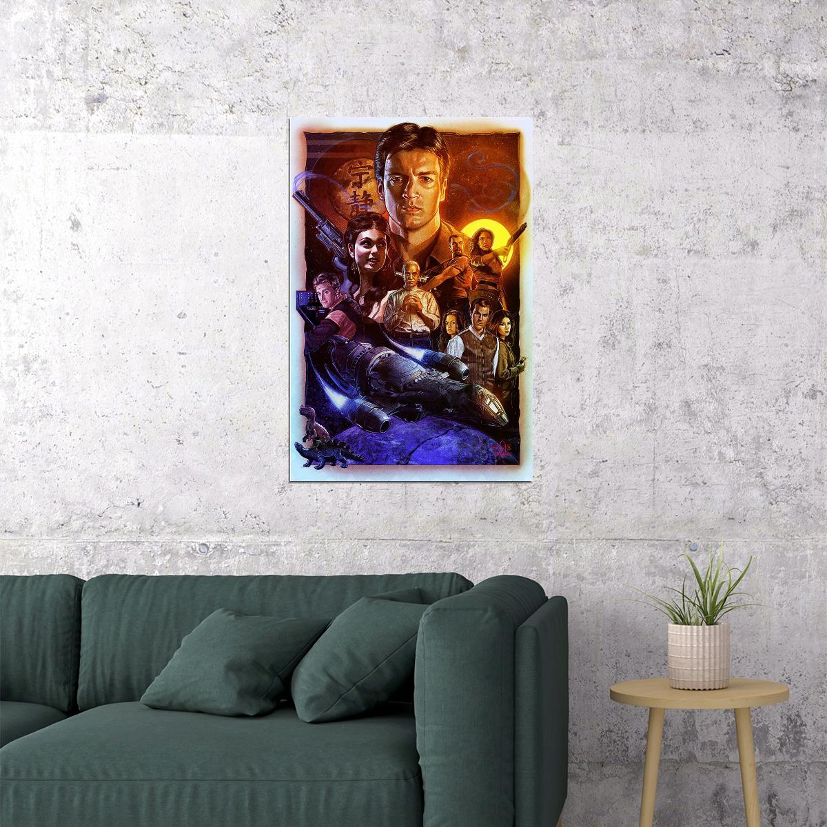 Firefly Classic Movie Tv Series Science Fiction Drama Poster Wall Art Print Home Wall Decor