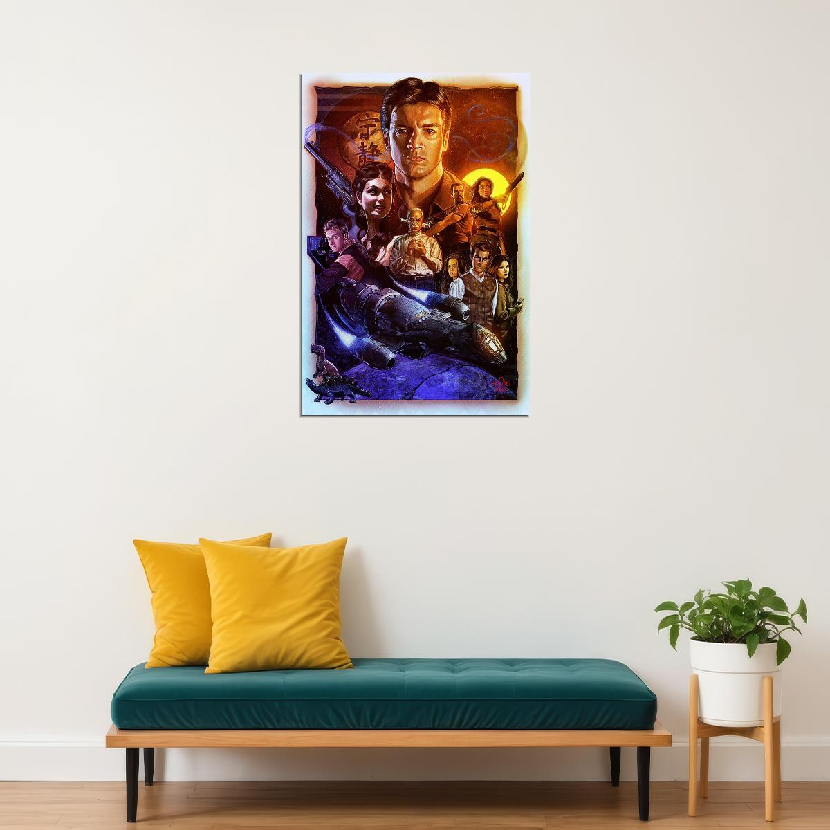 Firefly Classic Movie Tv Series Science Fiction Drama Poster Wall Art Print Home Wall Decor