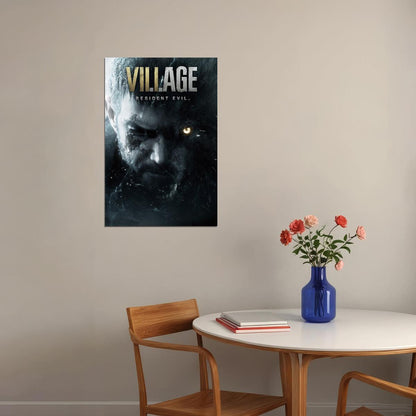 Resident Evil Village Video Games Fantasy Excitement Poster Wall Art Print Home Wall Decor