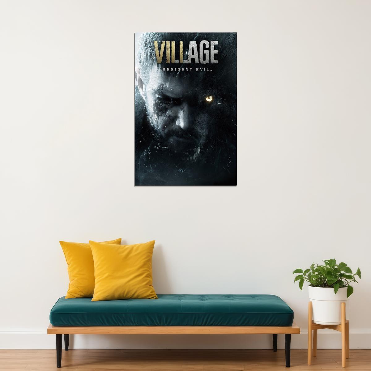 Resident Evil Village Video Games Fantasy Excitement Poster Wall Art Print Home Wall Decor