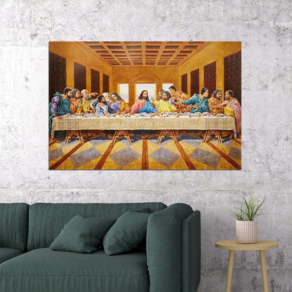 African American The Last Supper Oil Poster Wall Art Print Home Wall Decor