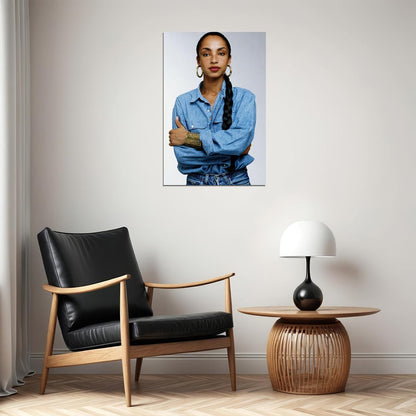 Sade 80's 90's Singer Music Celebrity Star Poster Wall Art Print Home Wall Decor